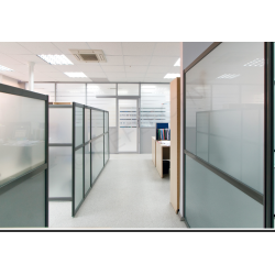 Statische blinderingsfolie frosted, zonder lijm!